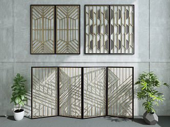 Light Luxury Screen 3d model