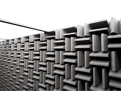 Elegant Modern Ceiling Design Featuring Arranged Gray Square Decorative Panels 3d model