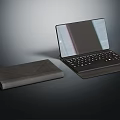 Modern Slim 2 in 1 Laptop with Detachable Keyboard and Protective Cover Design
