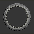 Modern tire tire wheel Volkswagen wheel hub 3d model