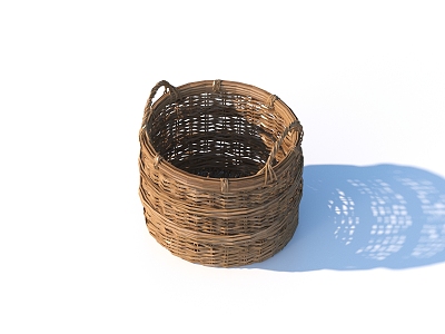 Vegetable Basket Storage Basket Rattan Basket model