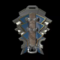 Shield Protection Shield Armor Weapon War Shield Sci-fi Equipment Game Equipment Death Shield Mechanical Shield Mecha Shield Sci-fi Shield PBR 3d model
