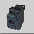 Industrial Electrical Circuit Breaker With Gray Metal Structure And Safety Features