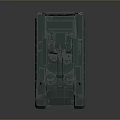 Modern Green Military Tank With Turret Cannon And Antenna 3D Render