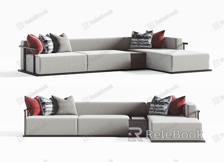 New Chinese-style corner sofa model