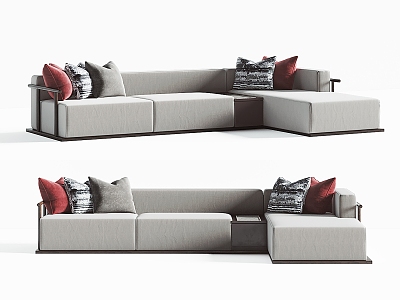 New Chinese-style corner sofa model