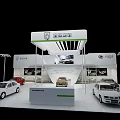 Guoji Zhijun Car Showroom Featuring Various Cars Display Stands Glass Walls And Lighting