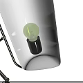 Classic Desk Lamp With Green Shade Adjustable Arm And Black Metal Base