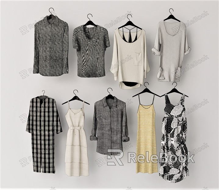 Modern Clothes Costume Circle Sweater Shirt Coat model