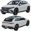 Mercedes Benz SUV Displayed From Various Angles 3d model