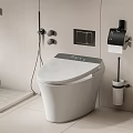 Smart toilet 3d model