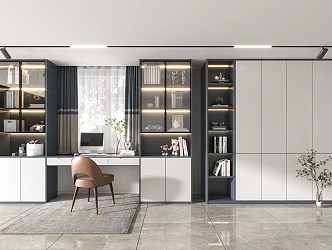 Modern Wardrobe Children's Room Cabinet 3d model