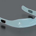 Sci-Fi Glasses Future Glasses Cyberpunk Glasses 3d model