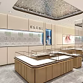 Elegant Jewelry Store Exterior Design With HDX Sign Warm Lighting And Glass Display Windows