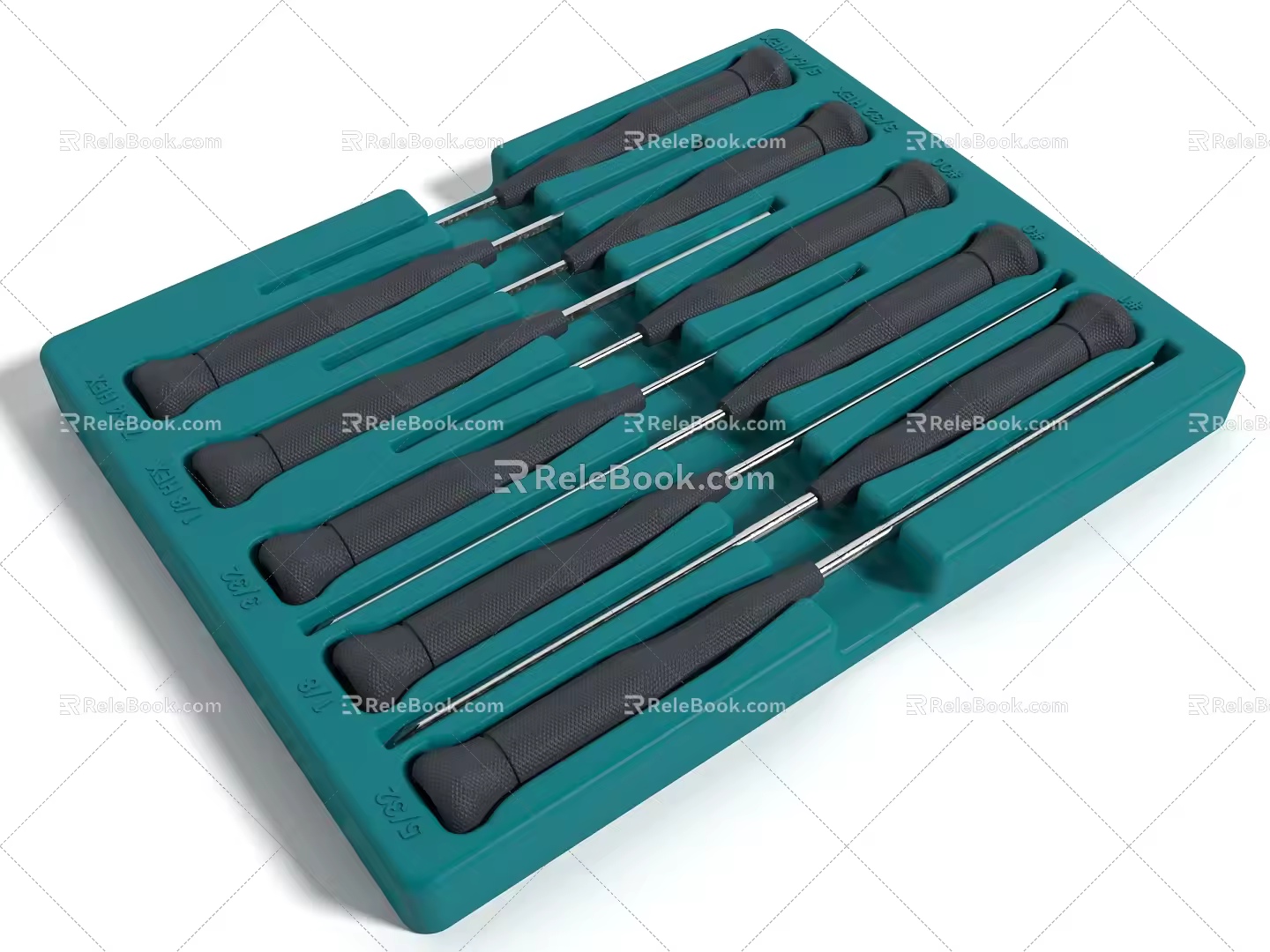 Modern Style Hardware Tools Screwdriver Repair Tool Hardware Tool Box 3d model