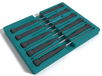 Modern Style Hardware Tools Screwdriver Repair Tool Hardware Tool Box 3d model
