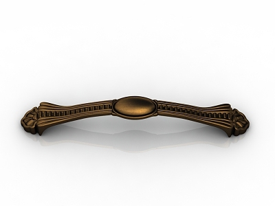 Jane ou hardware handle 3d model