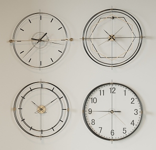 Wall clock 3d model