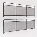 Black Metal Mesh Fence Panels With Portable Design For Construction Areas