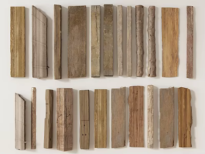 Stone Wood Natural Materials Various Types And Textures For Interior Decoration Projects 3d model