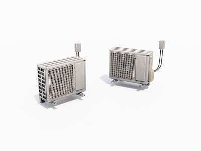 Old air conditioner 3d model