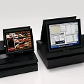 Commercial Equipment Modern POS Terminals with Interactive Touch Screen Display for Retail