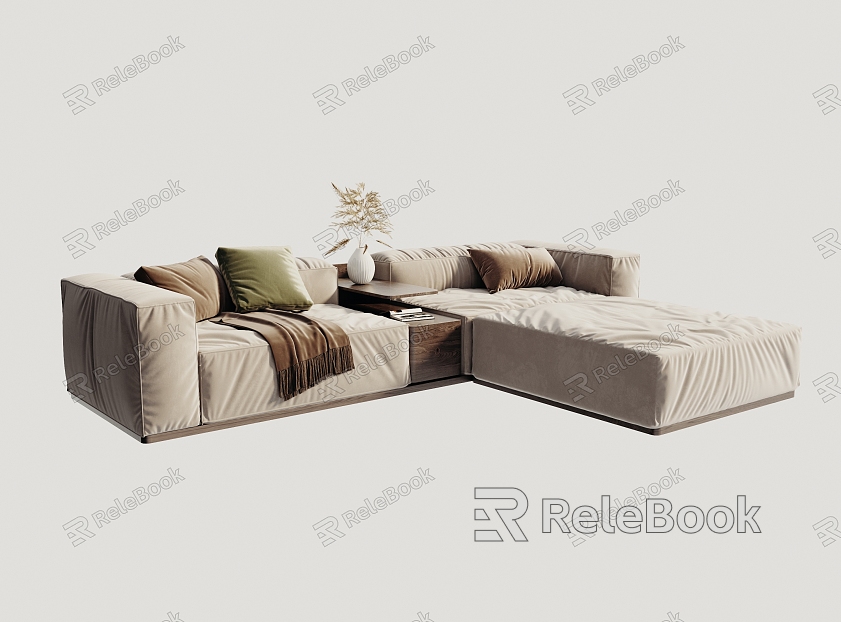 Modern Multiplayer Sofa Combination Sofa model