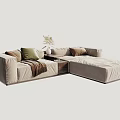 Modern Multiplayer Sofa Combination Sofa 3d model