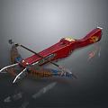 Crossbow Mechanical Crossbow Shift Bow and Arrow Shoot Far Equipment Weapons High-tech Crossbow 3d model