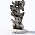 Natural Shaped Rockery Stone With Hollow Holes As Garden Landscape Decoration Element