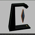 Epos Black Computer Stand With Display Screen Showing Map Navigation Interface