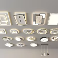 Modern Ceiling Lights With Square Rectangular And Circular Shapes In Various Designs