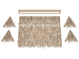 Thatch roof 3d model