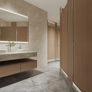 Public toilet Modern toilet 3d model