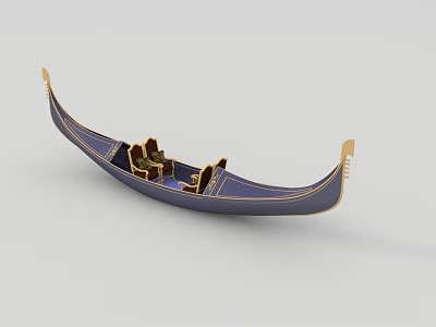 Boat Gondola Boat 3d model Boat Gondola Boat 3d model