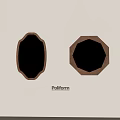 Ancient Mirror Ancient Mirror Ancient Mirror Decorative Mirror Bathroom Mirror 3d model