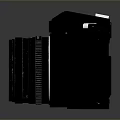 DSLR Camera Card Machine Digital Camera Digital Camera Camera Photographic Equipment 3d model