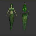 Elf Tree Demon Tree Monster Tree Man Tree Elf Monster Alien Monster 3d model