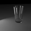 Transparent Glass Cup With Clear Body And Smooth Surface For Everyday Use
