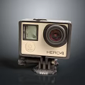 GoPro HERO4 Action Camera With Mount And Display Screen For Outdoor Activities