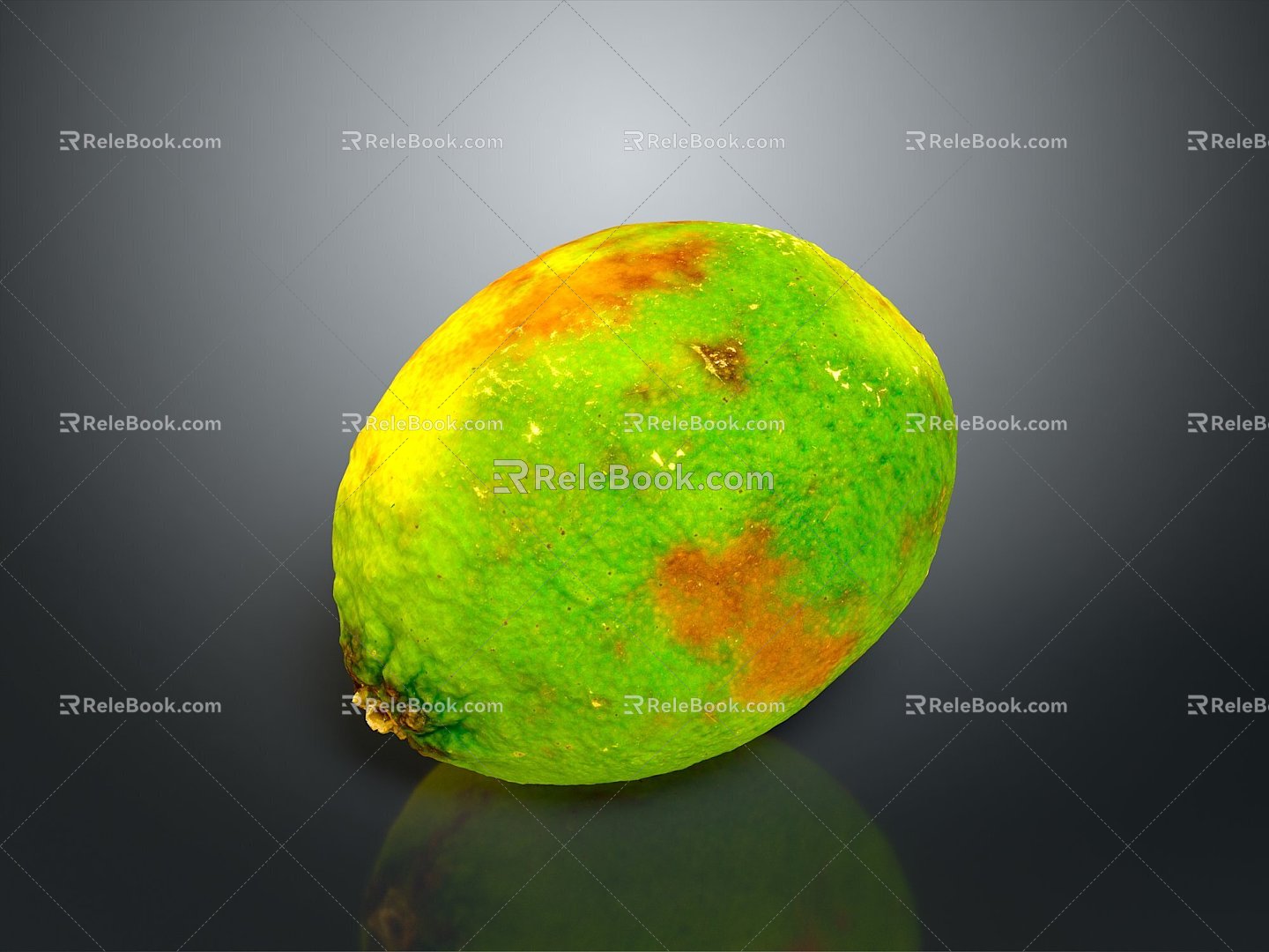 orange orange fruit mandarin orange fruit 3d model