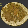 Organic Dried Tomatoes on Wooden Plate for Healthy Snacking