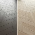 Modern Herringbone Wooden Flooring With Gray And Light Wood Tones For Interior