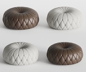 Idea Modern Sofa Stool Fabric Sofa Stool Leather Sofa Stool 3d model