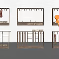 Wooden Hanging Racks For Meat Clothes Drying And Home Storage Solutions