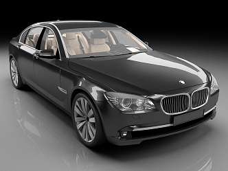 BMW 7 Series F01 Sedan Car Luxury Car 3d model