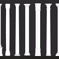 Gypsum Column Decorative Column 3d model