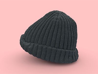 Modern Hat Knitted Wool Hat model