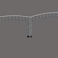 Industrial Equipment Metal Frame Structure With Support Beam And Engineering Design