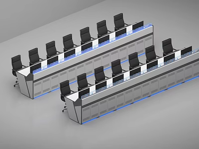 Modern rostrum console 3d model